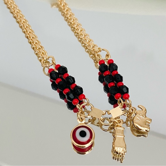 Set of Evil Eye Necklace and Bracelet - Picture 6 of 9
